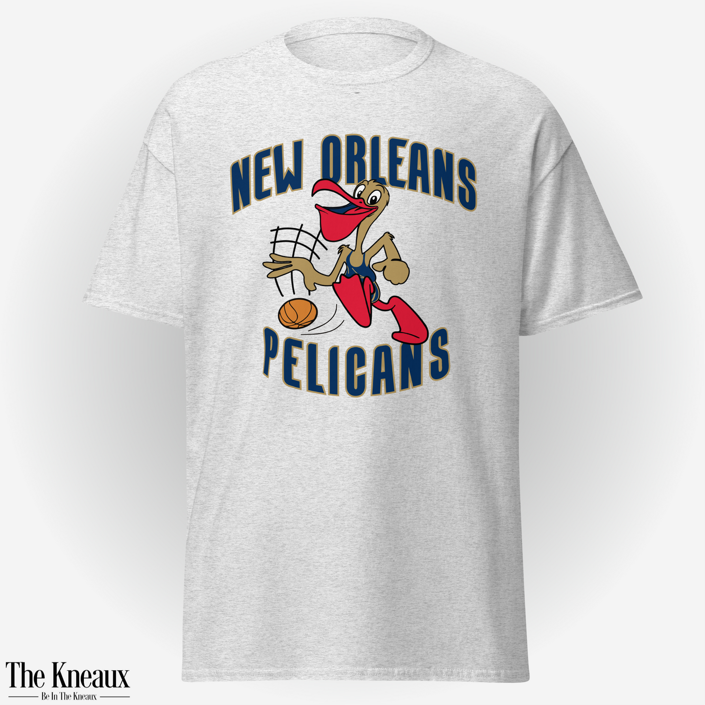 Po' The Pelican | Blue w/ Gold Outline