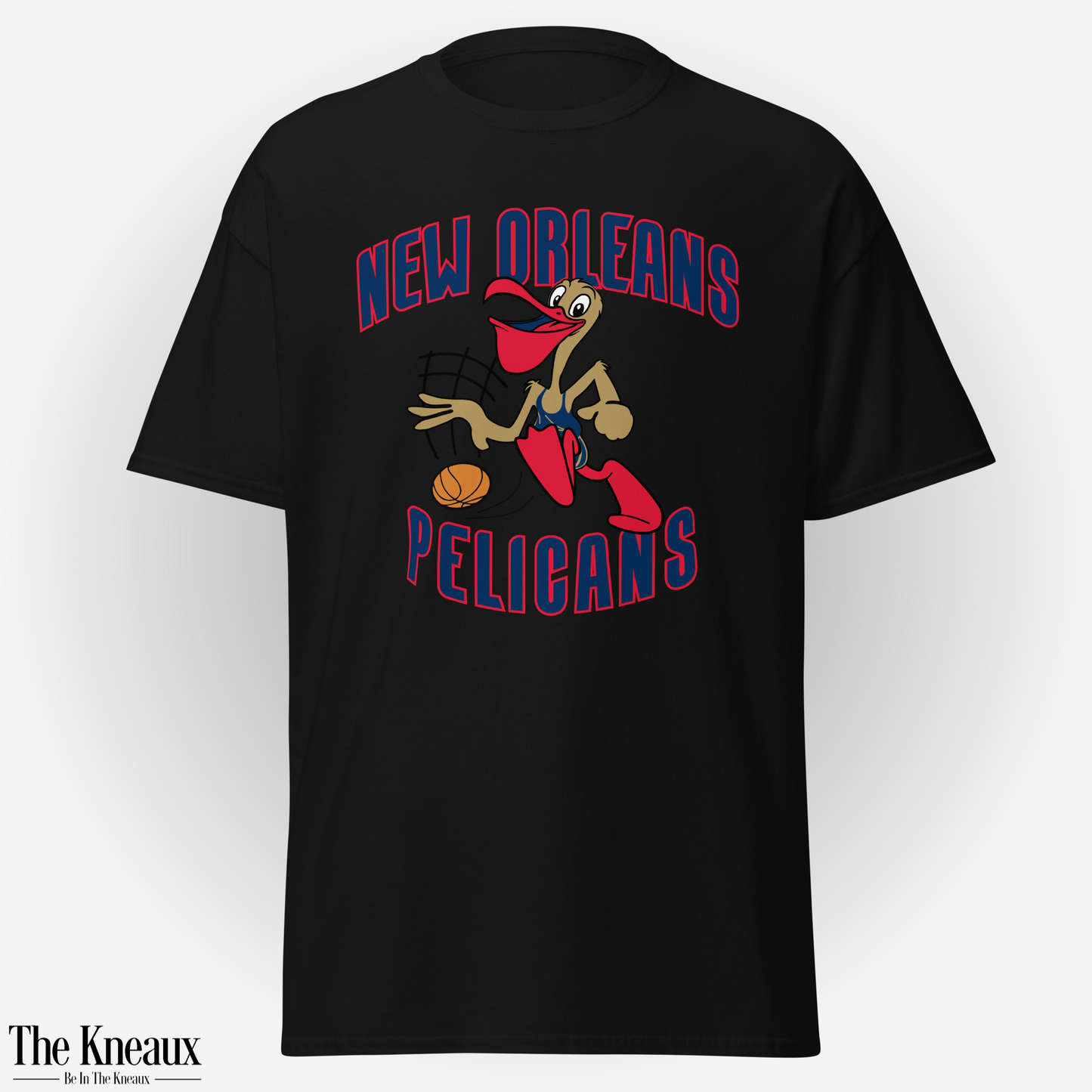 Po' The Pelican | Blue w/ Red Outline