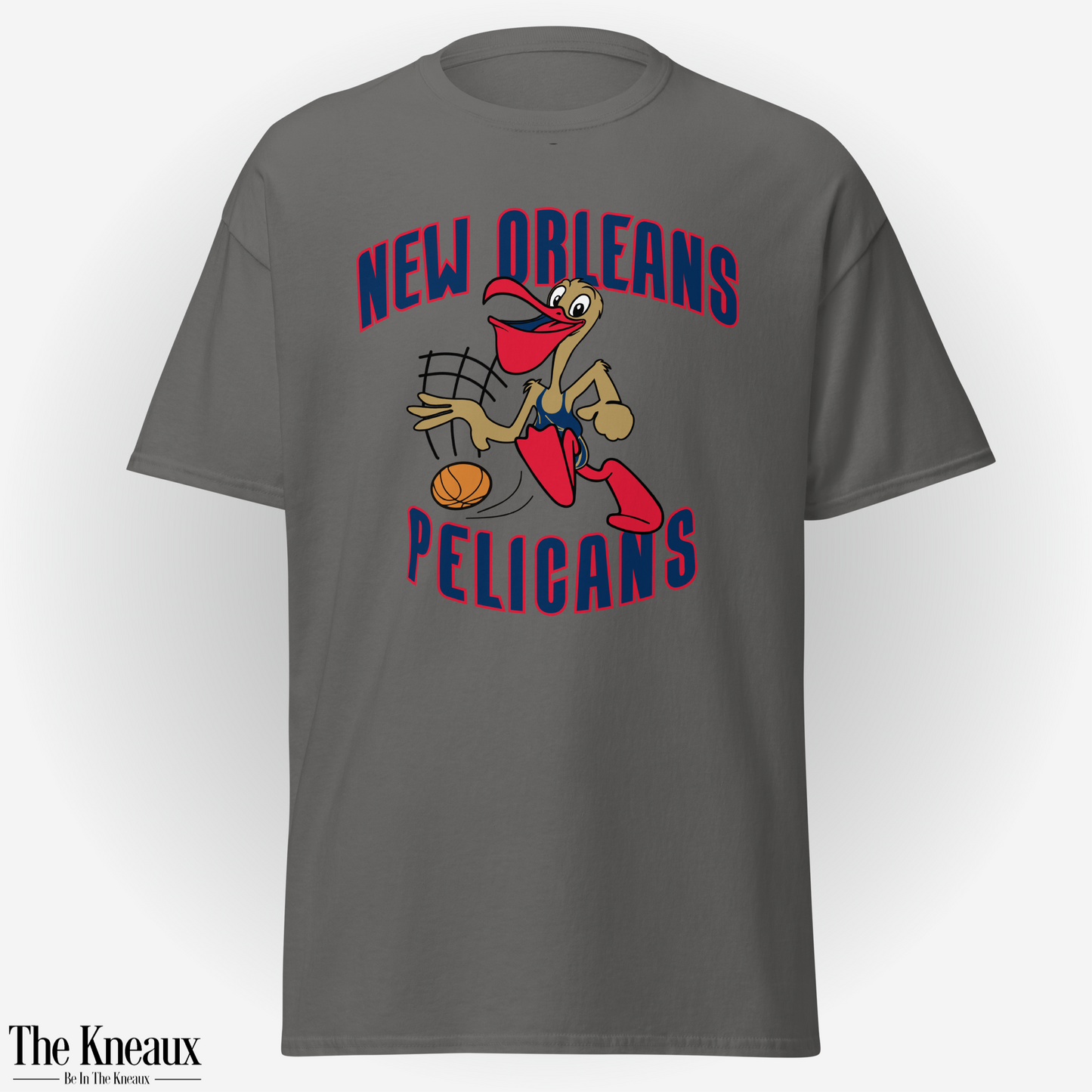 Po' The Pelican | Blue w/ Red Outline